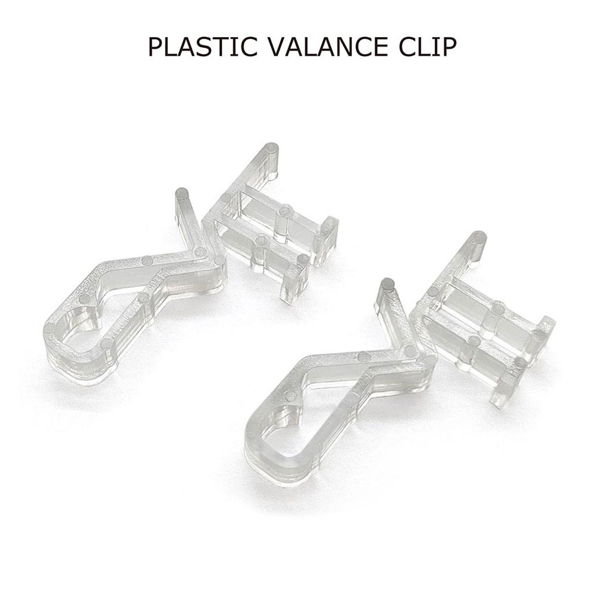 Plastik Valance Clip1